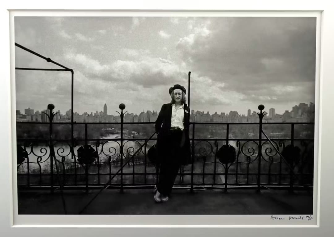 Brian Hamill, John Lennon, The Dakota Rooftop, NYC, 1975, Signed