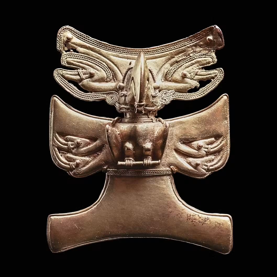 Tairona Gold Avian Pendant