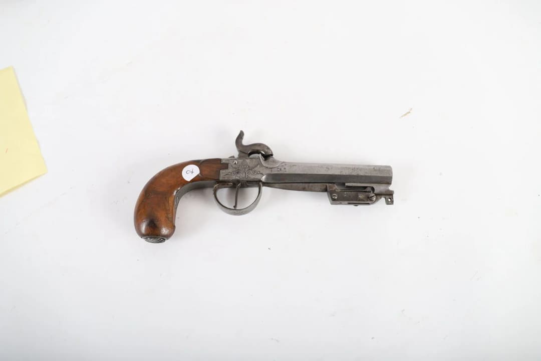 PERCUSSION CAP PISTOL. - Lot 35
