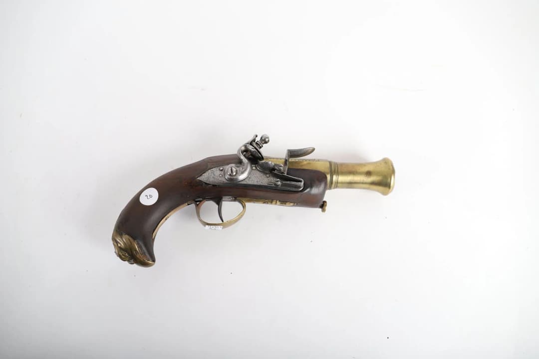 MARINE FLINTLOCK PISTOL. - Lot 50