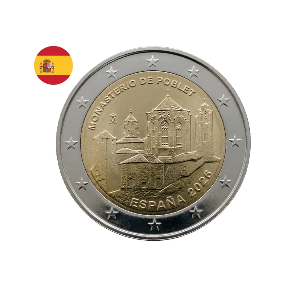 Espagne 2026 - 2 Euro Commémorative - Monastère de Poblet