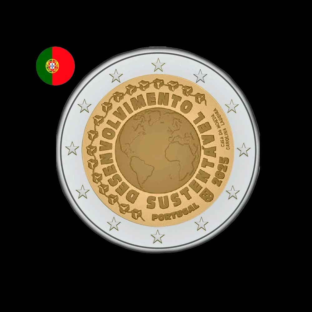 Portugal 2025 - 2 Euros Commémorative - Développement Durable