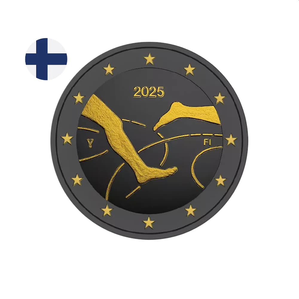 Finlande 2025 - 2 Euro Commémorative - 100 ans des jeux athlétiques