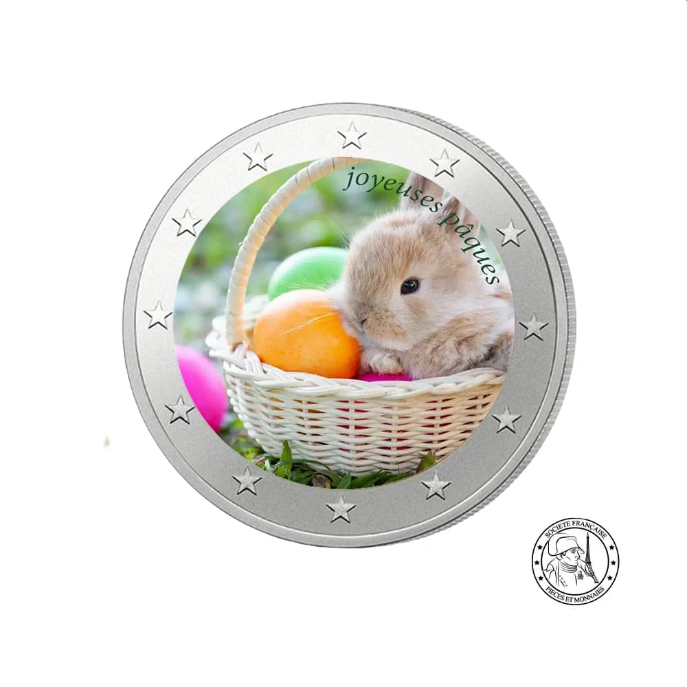 Pâques 2026 - 2 Euros Commémorative - Colorisée #1