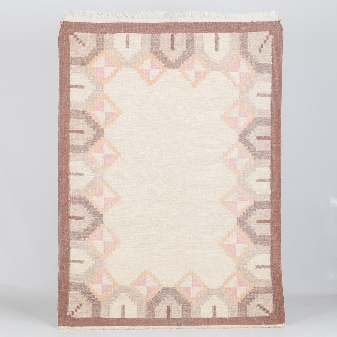 ALFOMBRA, lámina de sorbal, segunda mitad del siglo XX, aprox. 198 x 142 cm