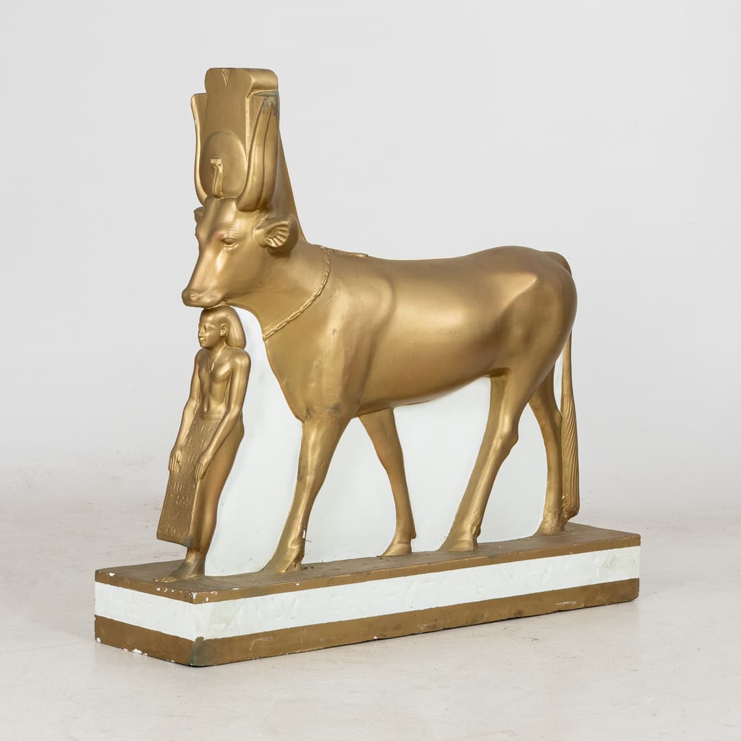 ARTISTA DESCONOCIDO, escultura, yeso pintado, probablemente la primera mitad del siglo XX