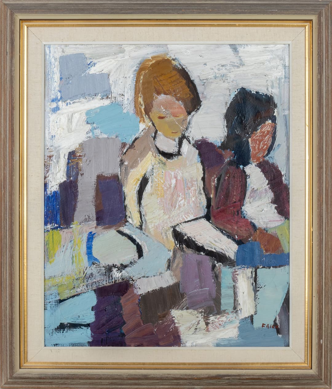 GÖSTA FALCK (nacido ?), óleo sobre lienzo, firmado