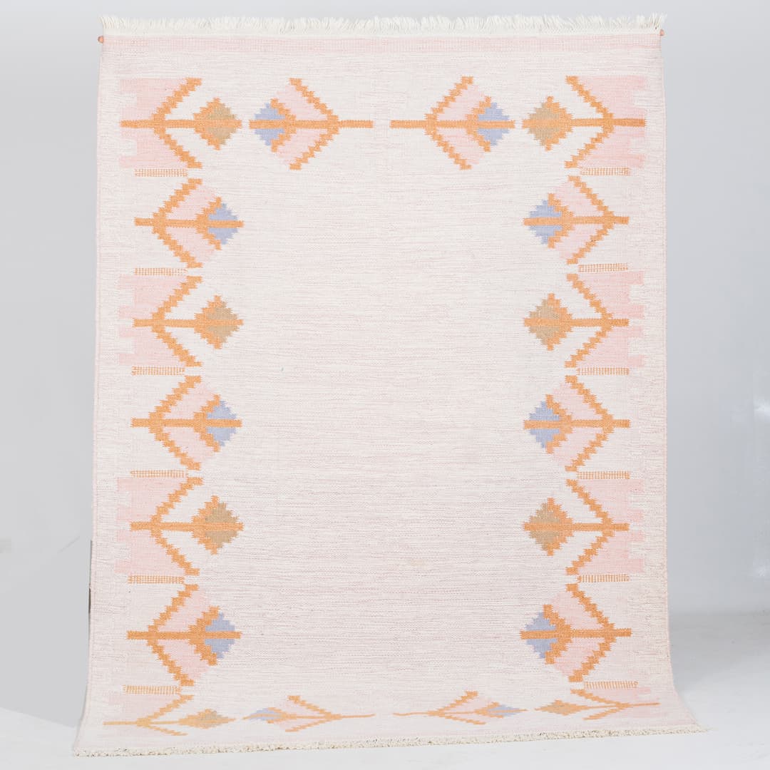 CARPET, sábana de sorbal, segunda mitad del siglo XX, aprox. 235 x 167 cm