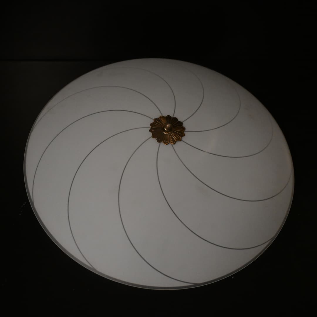 Takplafond, glas, sent 1900-tal.