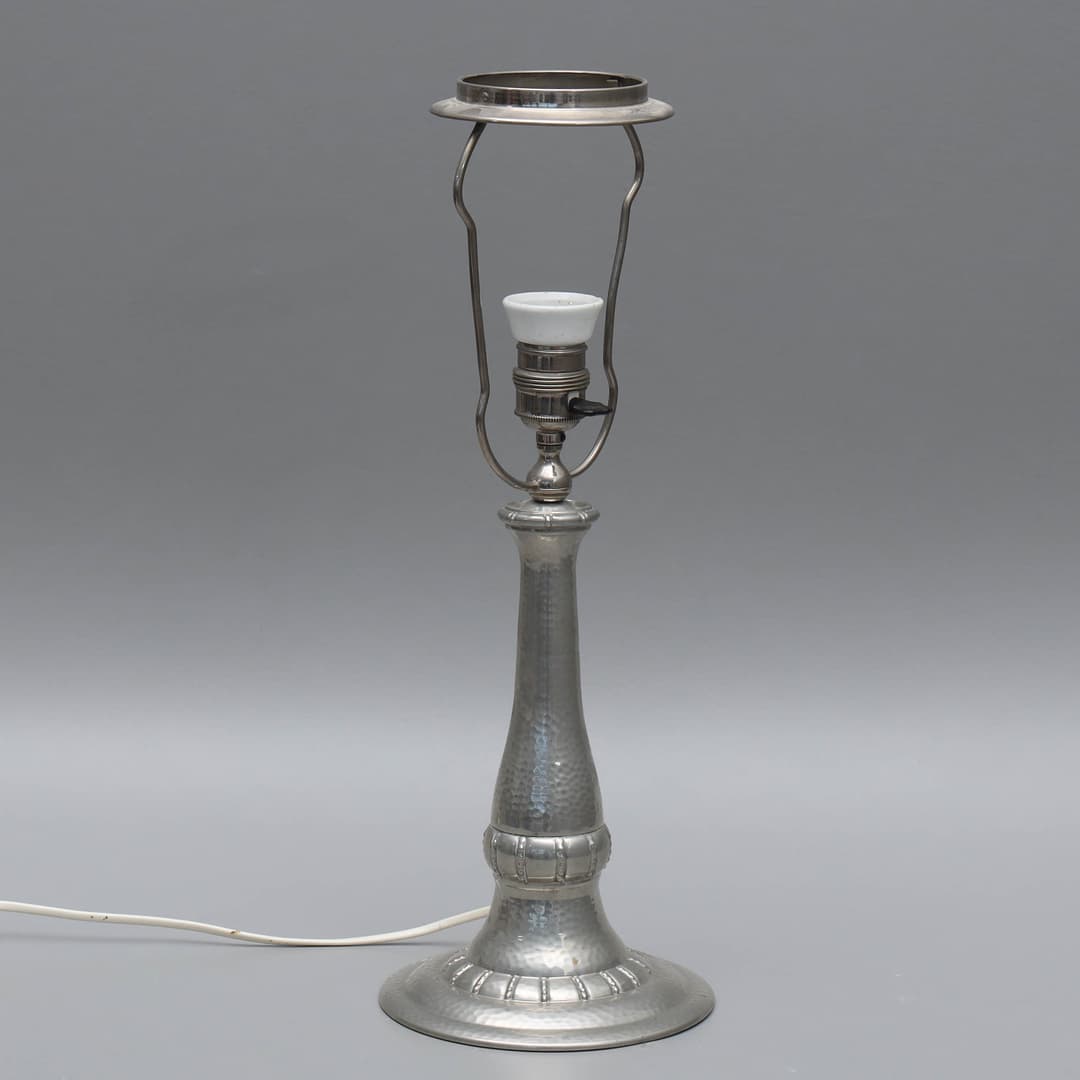 BORDSLAMPA, tenn, Hags, 1900-tal.