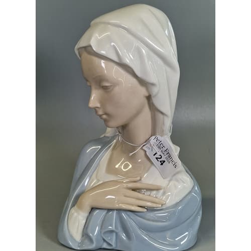 Lladro Spanish porcelain bust of The Virgin Mary or Madonna ...