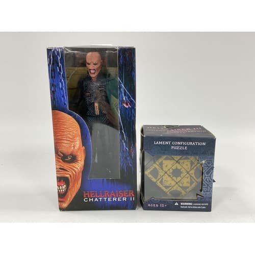 A Neca Reel Toys Hellraiser Chatterer II Plastic action figu...