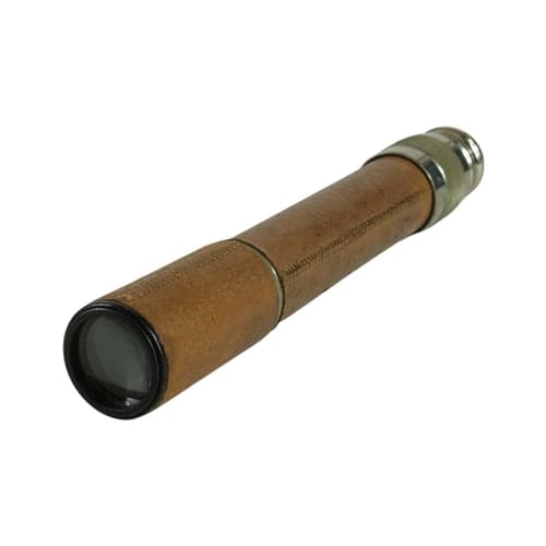 An 'Orion Spotter' two draw telescope. With leather covered ...