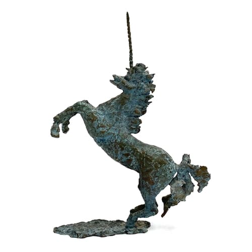Simonne Guéroult (French, 1943–2020), A patinated bronze scu...