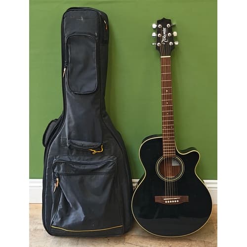 A Takamine G Series model EG260C-BL black lacquered electro ...