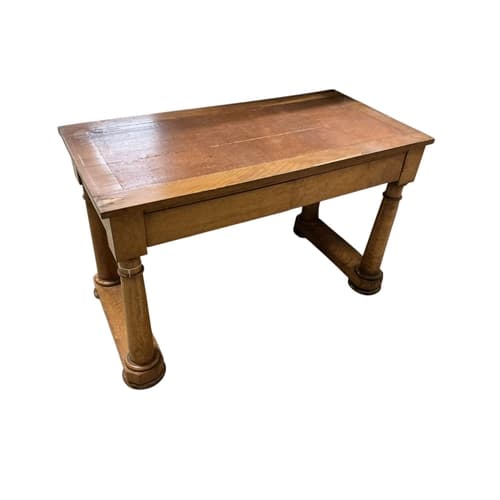 An early 19th century Biedermeier style bird's eye maple wri...