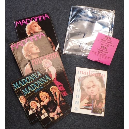 Must not be opened: Madonna Sex Book Un-opened etc