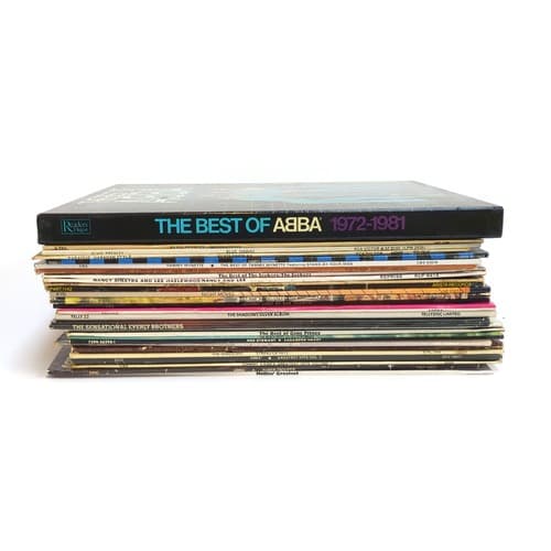 VINYL LPS. A group to include: ABBA (a good number), ELVIS, ...