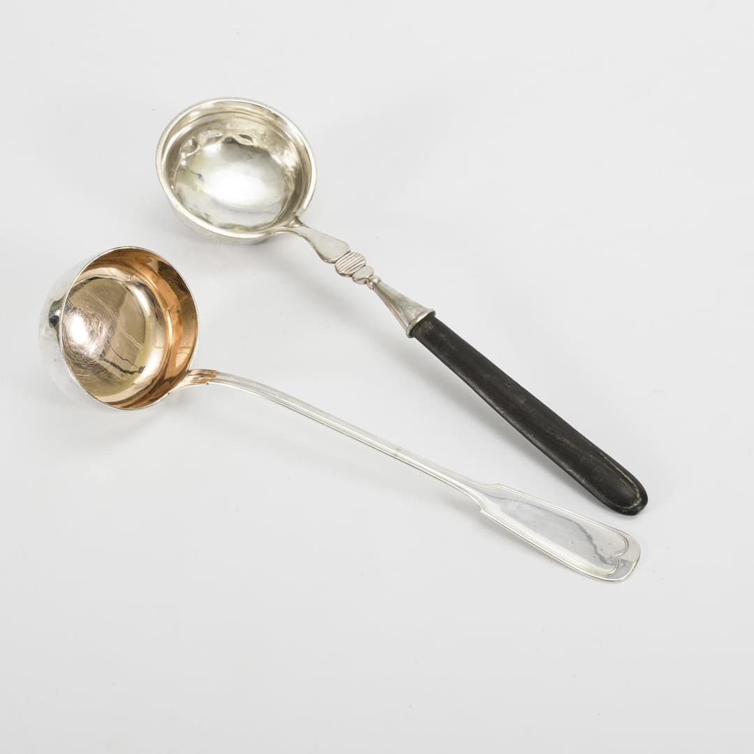 2 soup ladles.