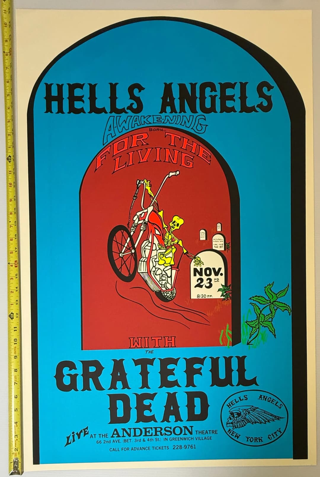 GRATEFUL DEAD - HELLS ANGELS - ANDERSON THEATER