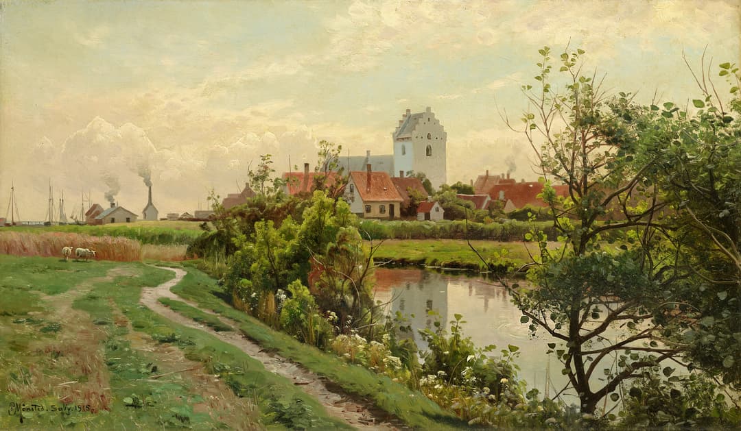 Peder Mørk Mønsted (Grenaa 1859-1941 Fredensborg)