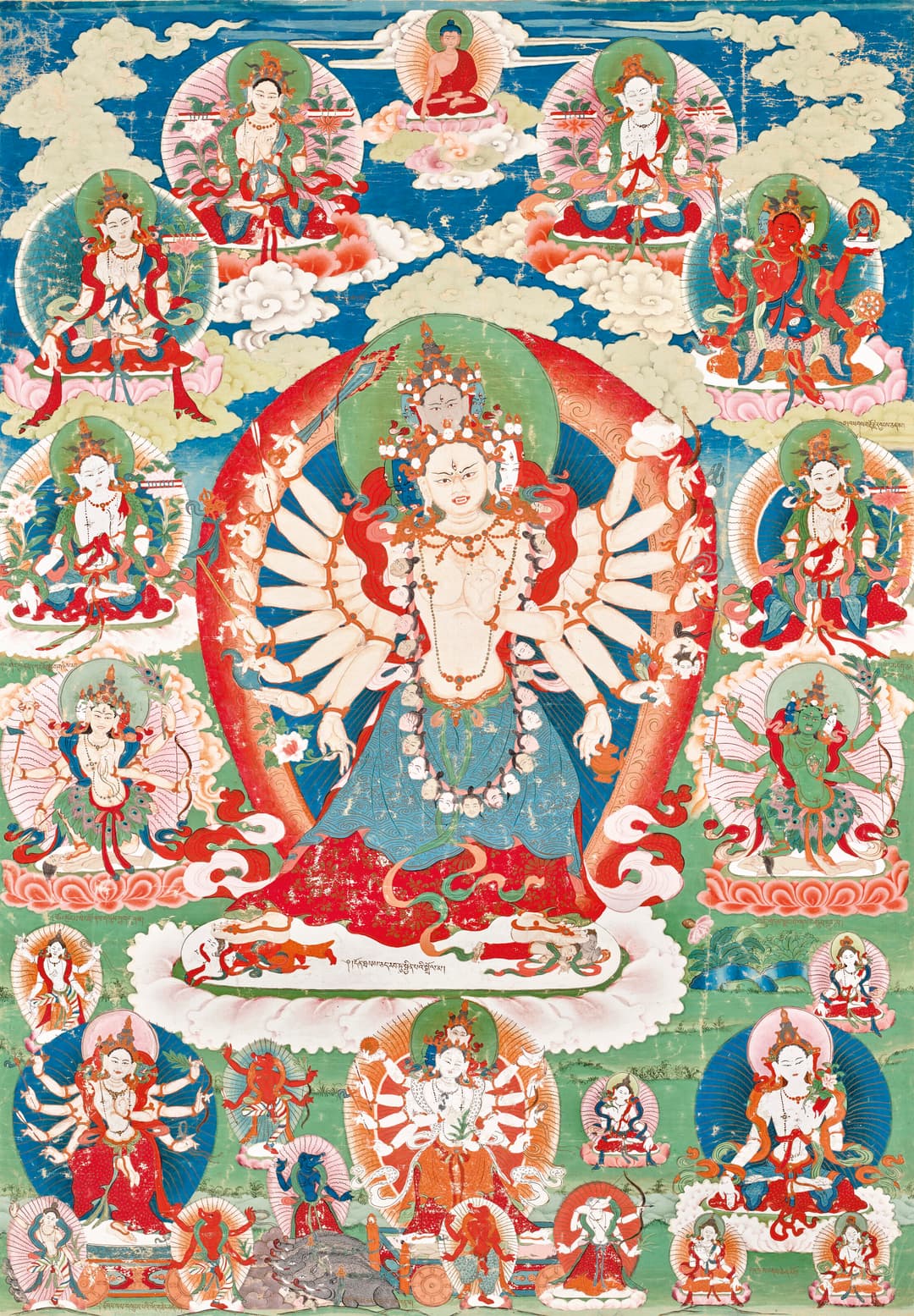 Thangka Représentant Tara