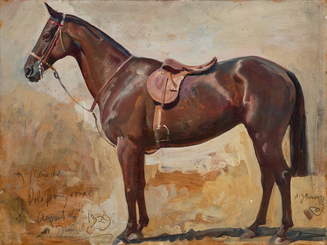 Sir Alfred James Munnings, P.r.a., R.w.s. (Mendham 1878-1959 Dedham)