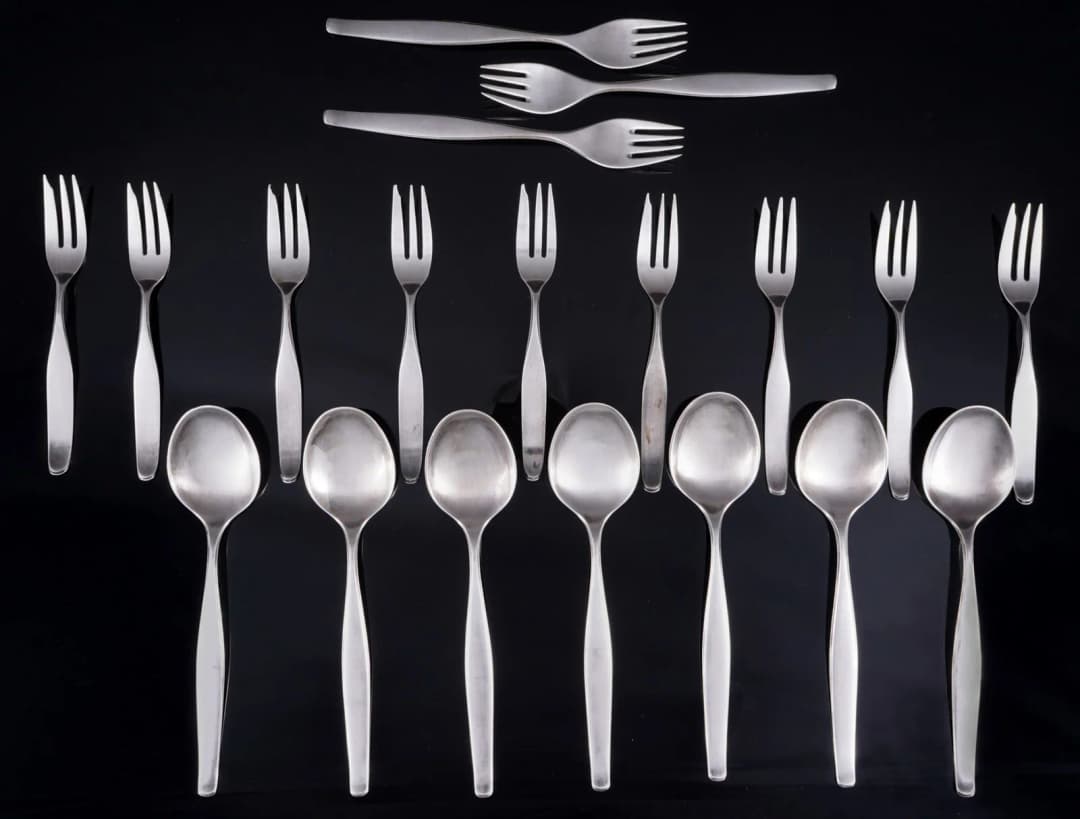 800 Silver 19-piece cutlery lot - Bruckmann & Wilkens