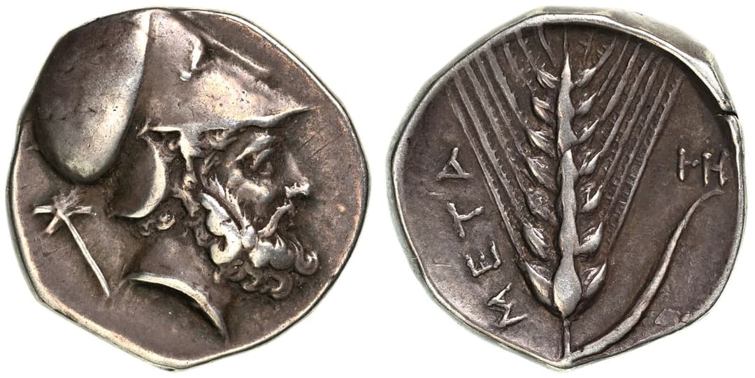 Lucania, Metapontion, AR Nomos