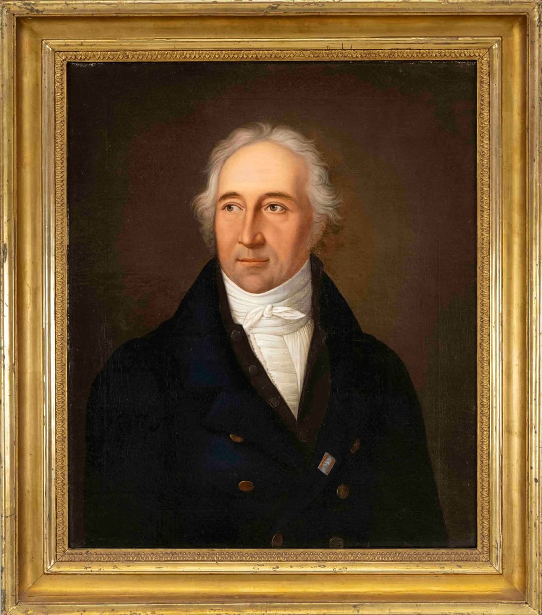 Bildnismaler des Biedermeier um 1820, Herrenportrait, Öl auf Lwd.