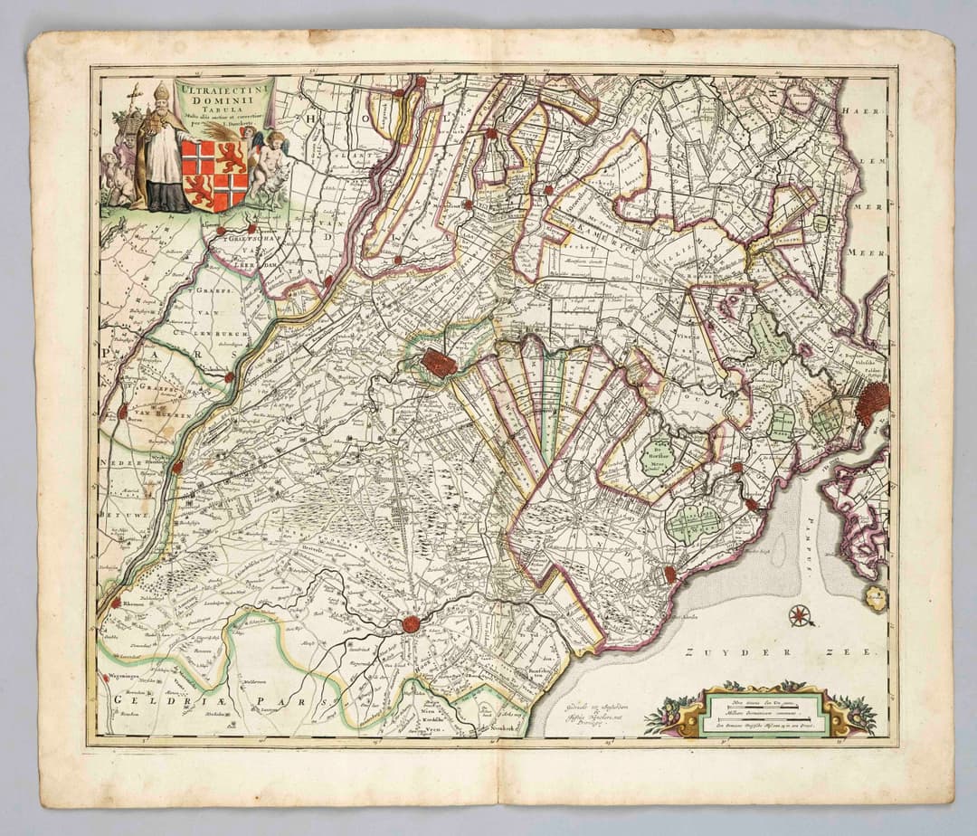 Historische Karte von Utrecht --