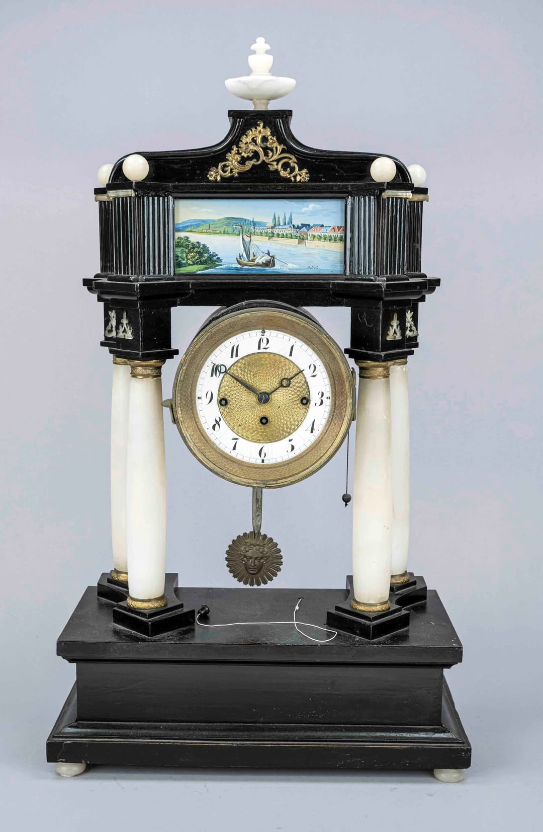 Biedermeier Portaluhr, um 1840, woh