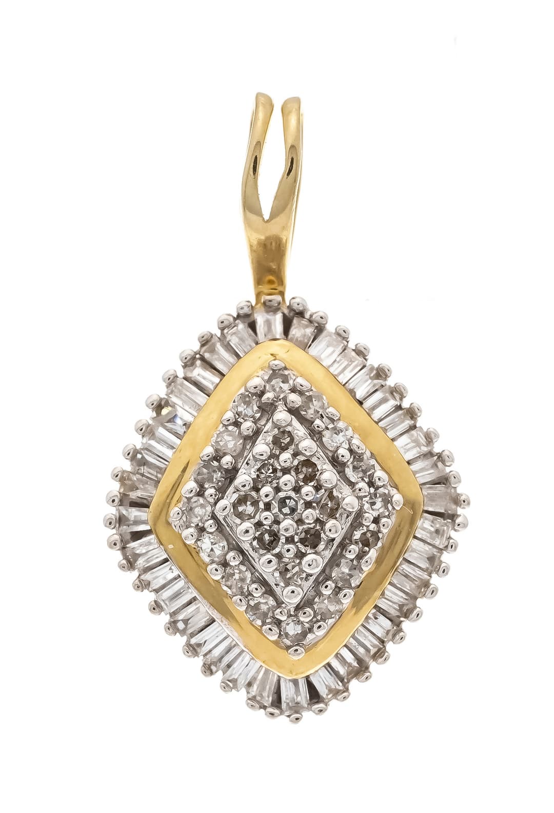 Diamant-Anhänger GG 585/000 mit A
