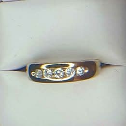 Men's 0.30 ct. Natural Diamonds Wedding Band in 14 karat Yellow Gold