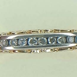 0.30 ct. Women's Round Natural Diamonds Designer Wedding Ring in 14k