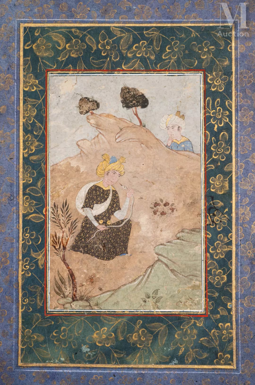 Le charmeur de serpent Iran, XVIIIe-XIXe siècle