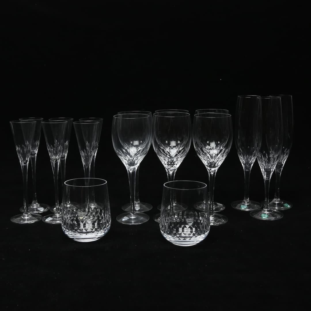 ILS LANDBERG. GLAS, 16 st, Orrefors "Prelude".