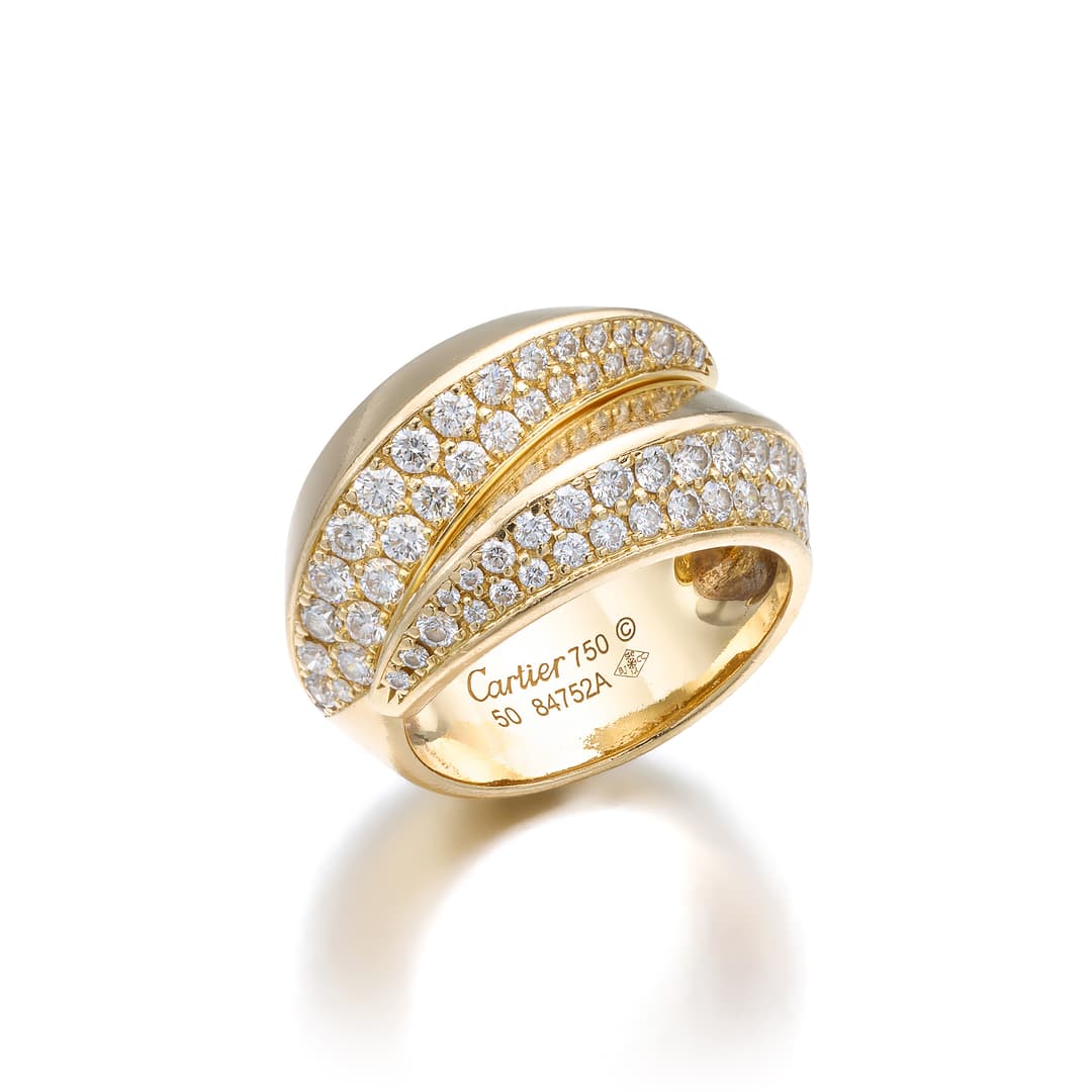 A Diamond and Gold Ring, Cartier