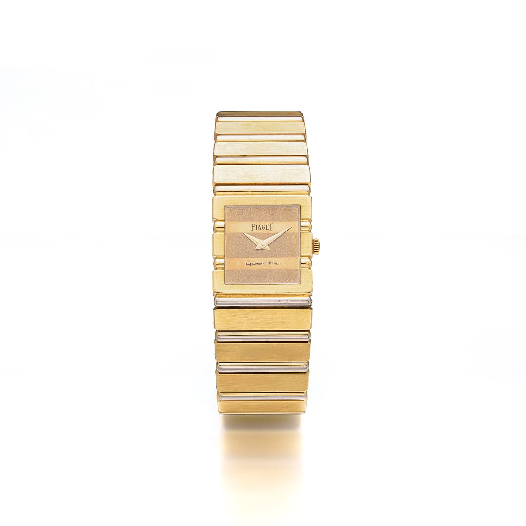 A Lady's Gold 'Polo' Wristwatch, Ref 8131 C 701, Piaget