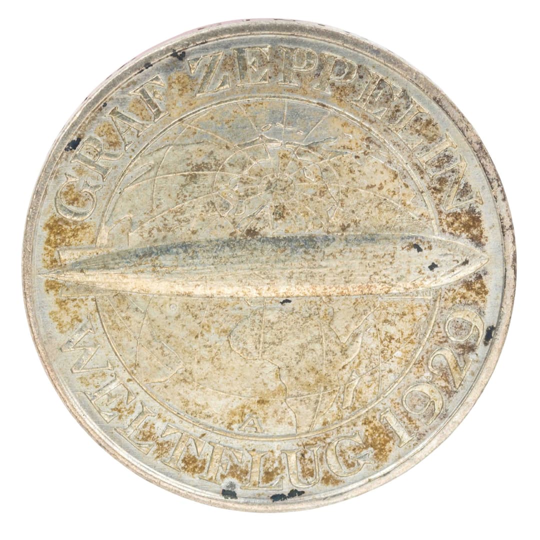 Weimarer Republik – 3 RM 1930/A, Zeppelin
