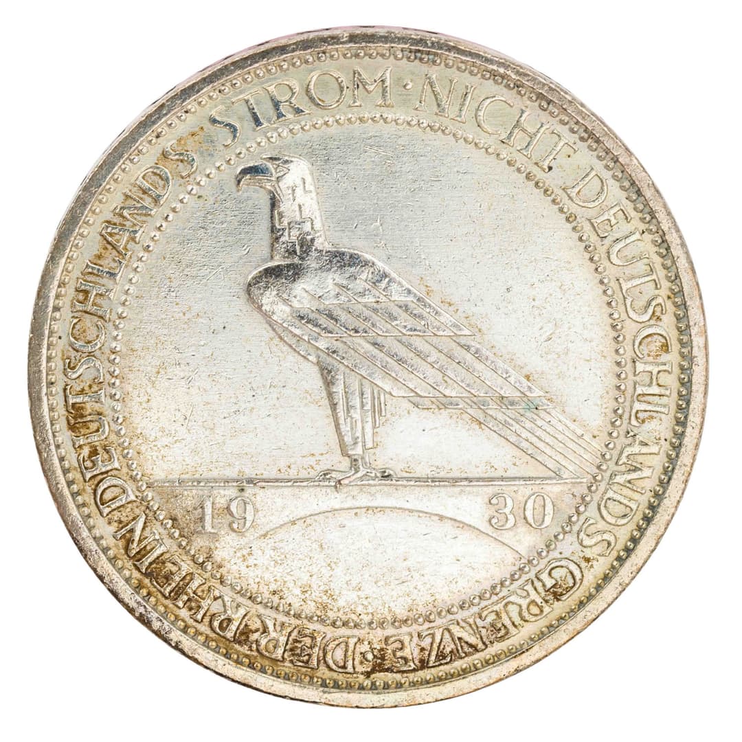 Weimarer Republik – 3 RM 1930/A, Rheinlandräumung