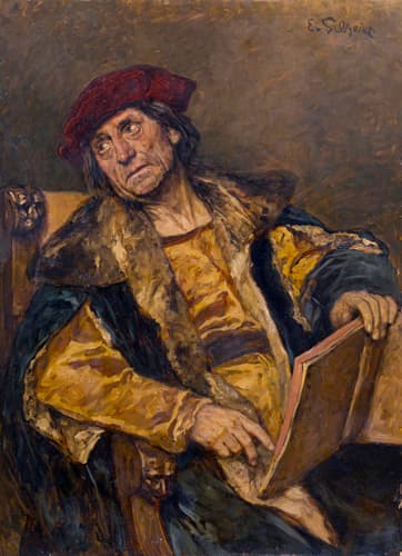 008 Eudard Karl Franz von Gebhardt, Bildnis eines Kaufmanns in altdeutscher