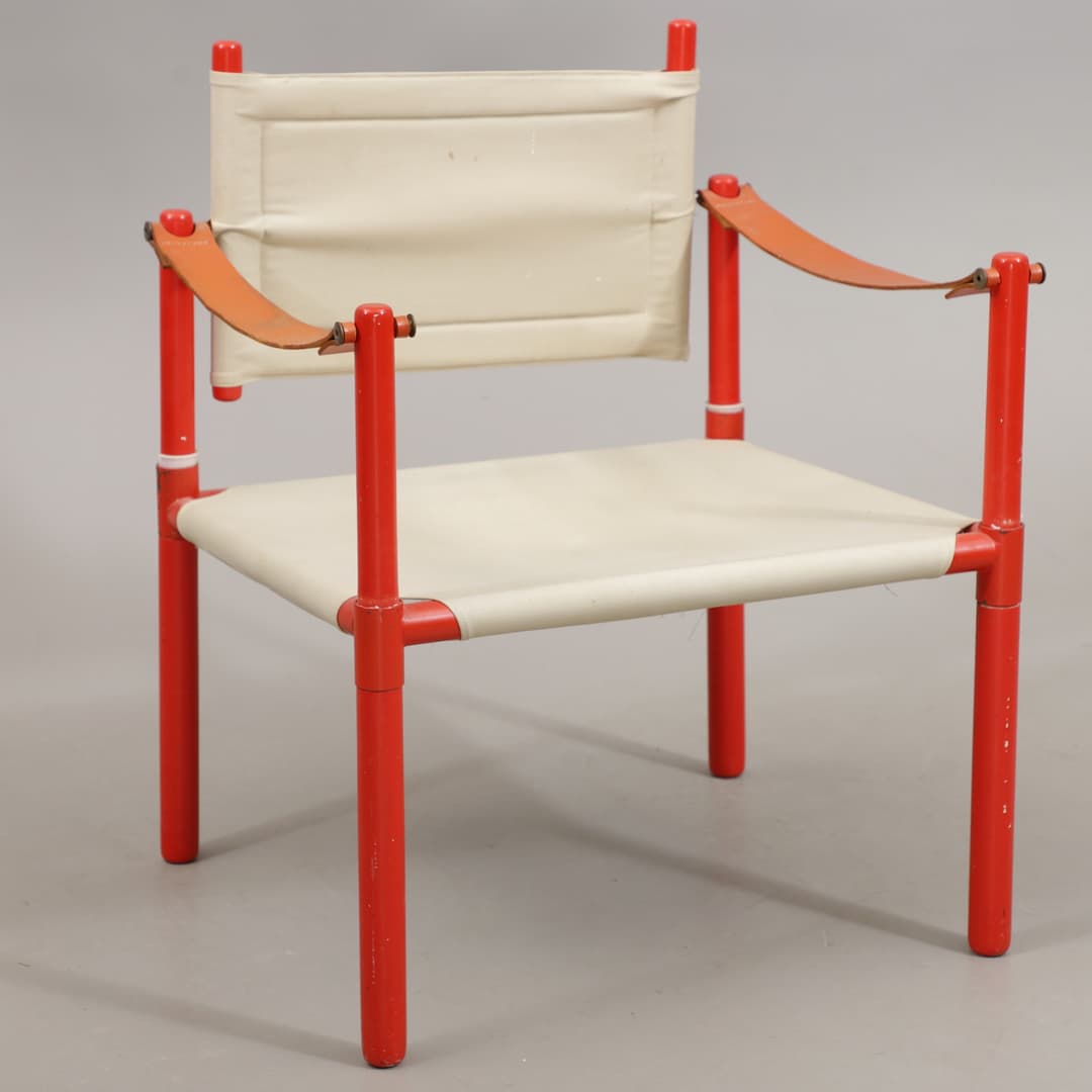 FÅTÖLJ, Safari-modell, 1960-tal.