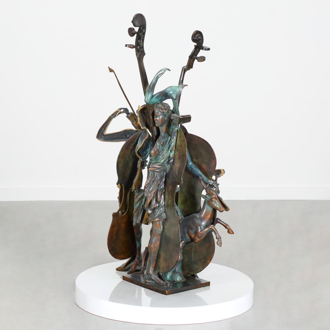 Arman, large bronze sculpture, c. 1989