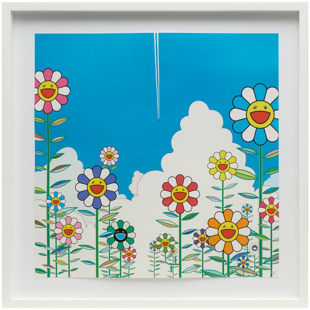 Takashi Murakami, offset lithograph, signed
