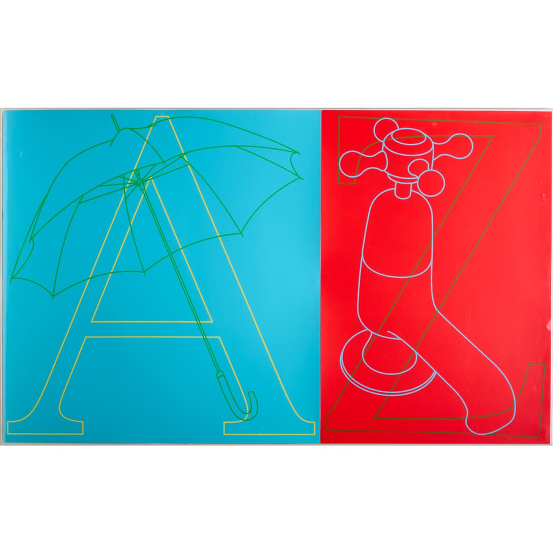 Michael Craig-Martin, (2) screenprints, 2007