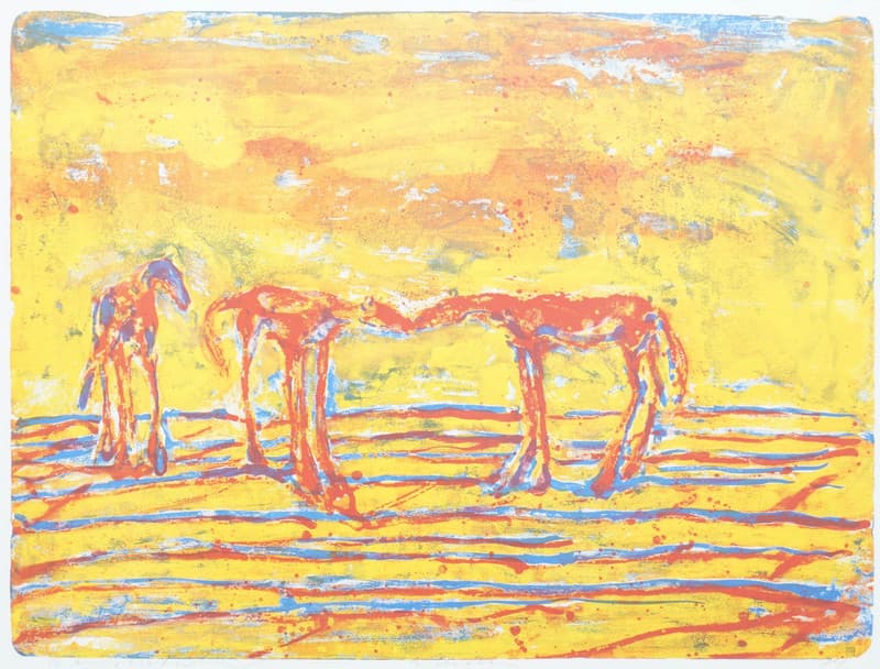 Three Horses 1980 - Widerberg, Frans(1934-2017)