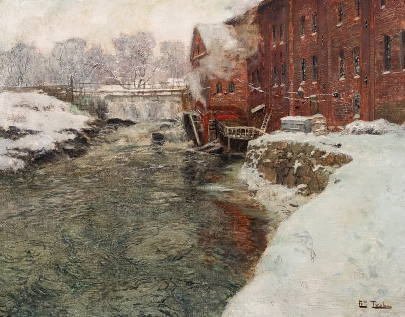 From Akerselva - Thaulow, Frits(1847-1906)