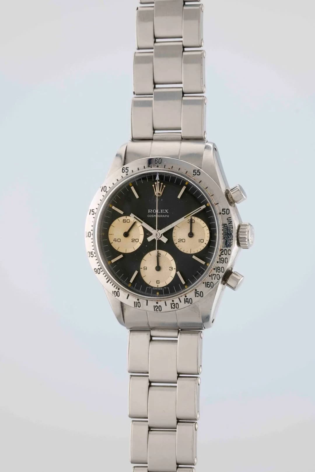 ROLEX Daytona Cosmograph. Ref : 6262. Circa: 1970. Case: round steel