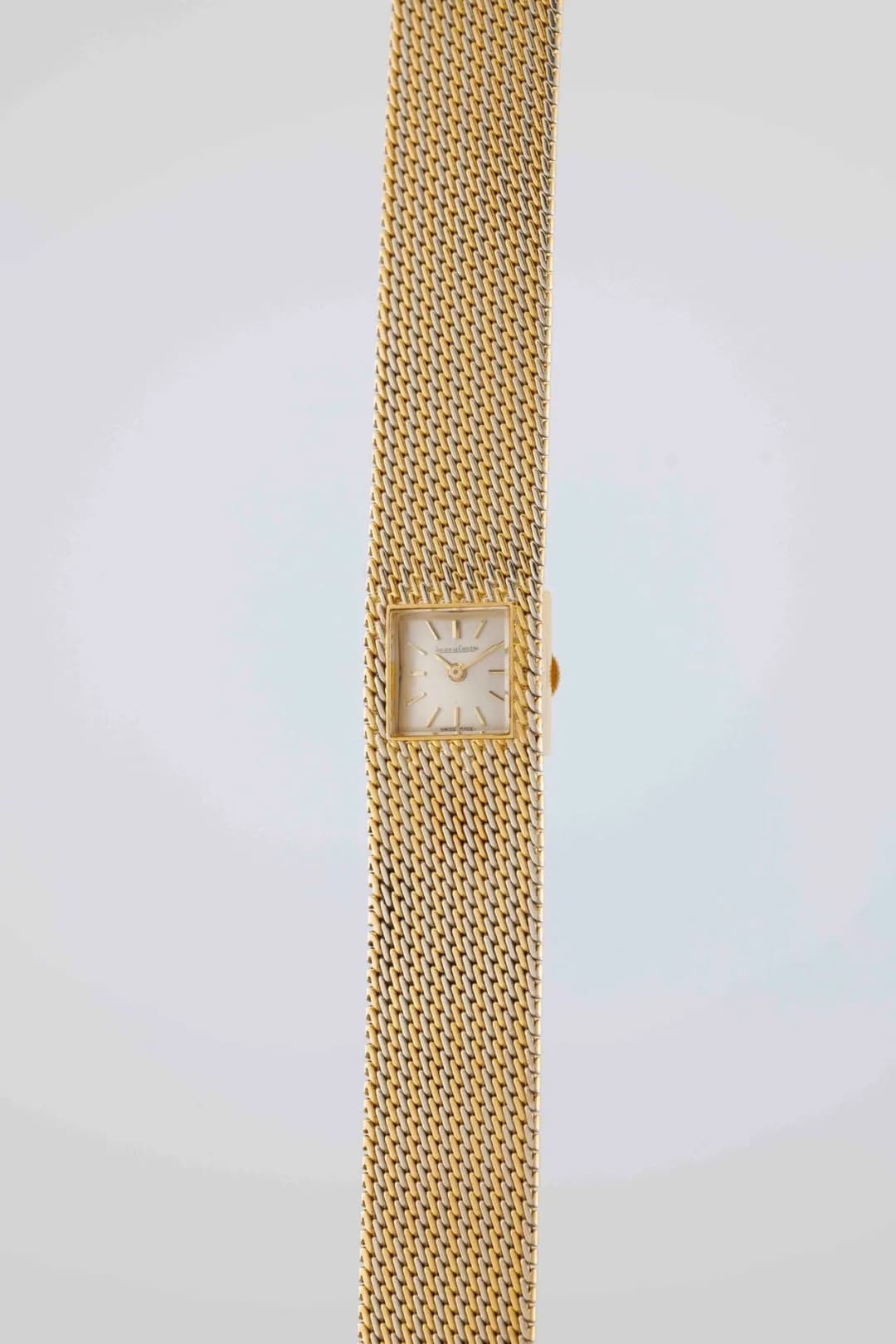 JAEGER LECOULTRE Lady's watch Circa: 1960. Case: rectangular in 750/1000